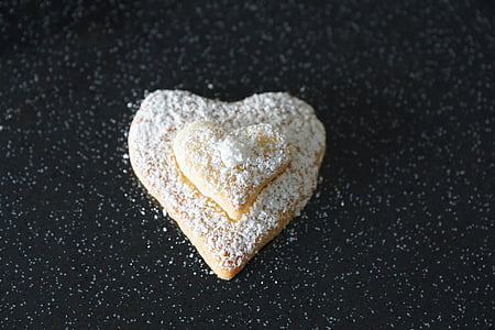 hjerte, cookie, Kærlighed, bagværk, bage, Valentinsdag, bryllup