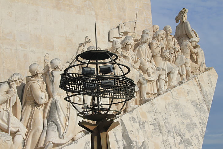 Portugal, Lissabon, Belem, monumentet, Jeronimo kloster, Henry av navigator, padrao dos descobrimentos