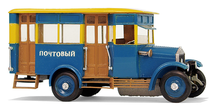 AMO, typ f15, Rusko, autobusy, sbírat, koníček, model auta