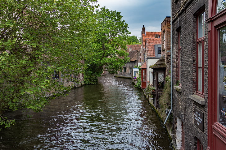 Brugge, Belgia, Ajalooliselt, romantiline, huvipakkuvad, kanali, Vanalinn