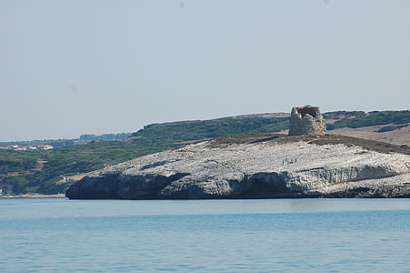 Torre del pozzo, Mar, Scoglio, natura, Costa, illa, l'estiu