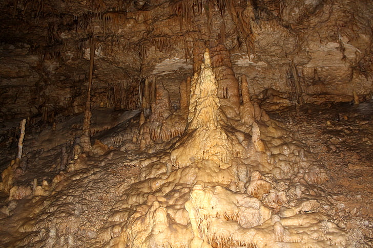 Пещерата, сталактити, сталагмити, Абхазия, нови Атон, екскурзия, подземни