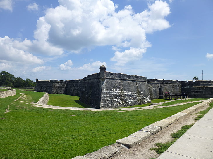 Fort, stari, kamen, turizem, mejnik, trdnjava, grad