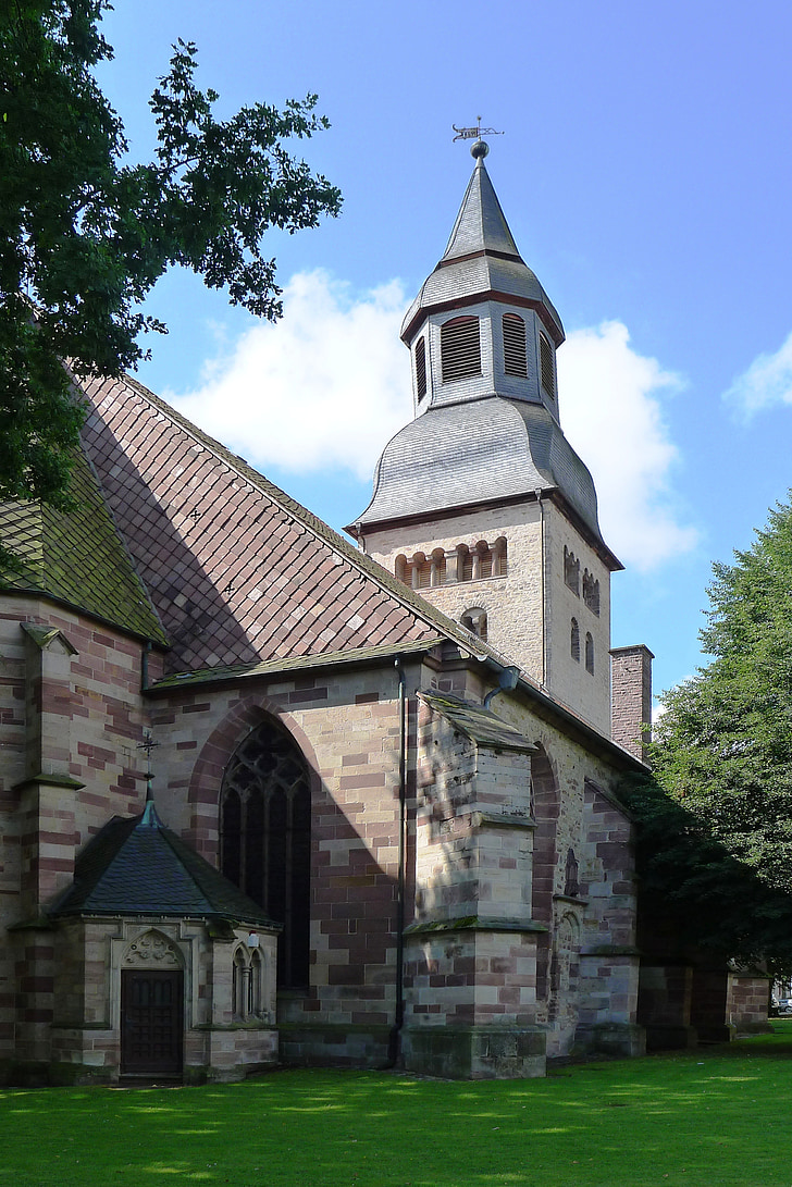 altstädter church, hofgeismar, religious, building, exterior, tower, historic