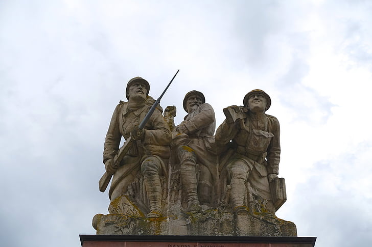 estatua de, Memorial, Monumento, escultura, símbolo, guerra