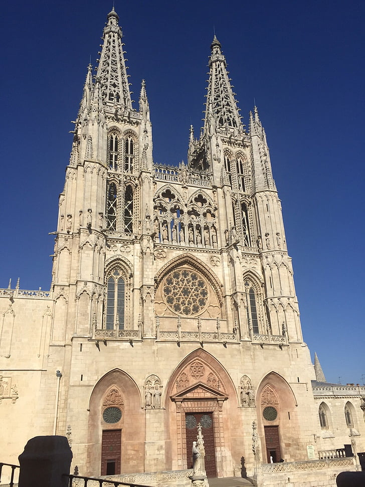 Santa maria de regla, Leon kathedraal, Katholieke, kunst, gevel, gotische stijl, Spanje