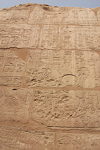 hieroglyfit, Pharaohs, Egypti, Luxor, Karnak, kirjoitus, vanha