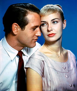 Paul Newman, Joanne Woodward, Schauspieler, bewegte Bilder, Jahrgang, Farbe, paar