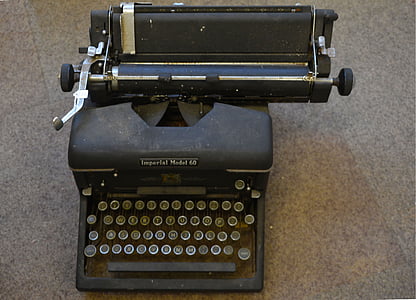 máy đánh chữ, Vintage, máy đánh chữ vintage, cũ, Hoài niệm, loại hình, đồ cổ