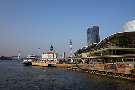 Xiamen, Matkailu, maisema, Pier, Sea, City, elämä