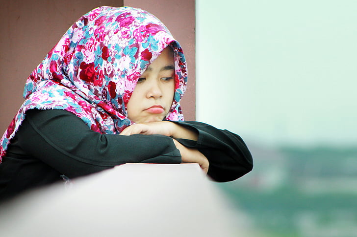 Hijab, nữ, Indonesia, chân dung, Cô bé, người phụ nữ, Hồi giáo