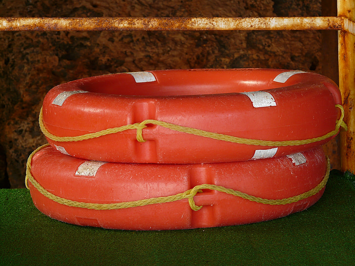 lifebuoys, red, rescue, emergency, security, water rescue, non swimmers
