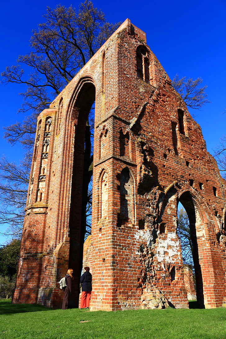 eldena, Greifswald, ruševine samostana, Wieck, zgodovinsko