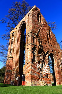 Eldena, Greifswald, ruševine samostana, Wieck, povijesno