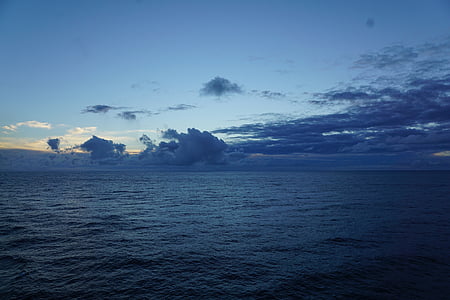 스카이, 대서양, 바다, 바다, 크루즈, 대서양 횡단, 항해