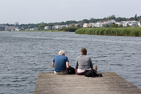 Dortmundas, Feniksas ežeras, kartu, vandens, interneto, Poilsio, atsipalaiduoti