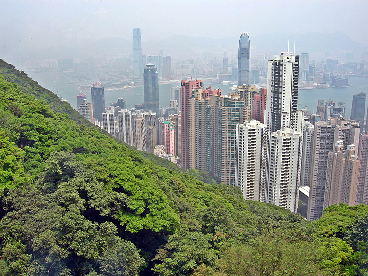 Hongkong, mesto, stavbe