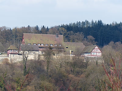 kloster lorch, benediktinkloster, Lorch, Baden-württemberg, Tyskland, hus kloster, hus av hohenstaufen