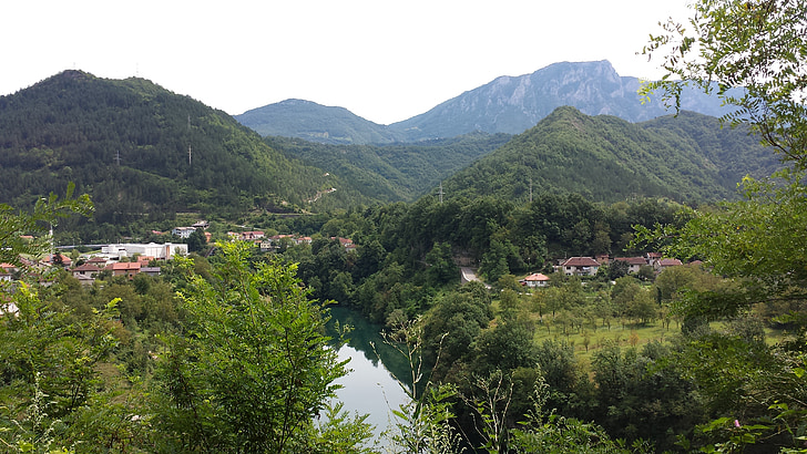 Bosnien, Kroatien, søen, bjerge, Hercegovina