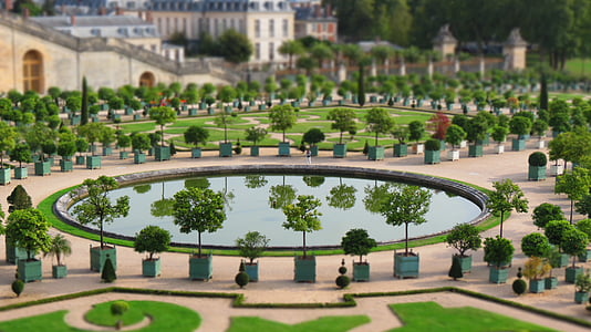 Bahçe, Versailles, Kale, Fransa