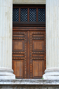 columna, porta, arquitectura, porta, antiga porta, sortida