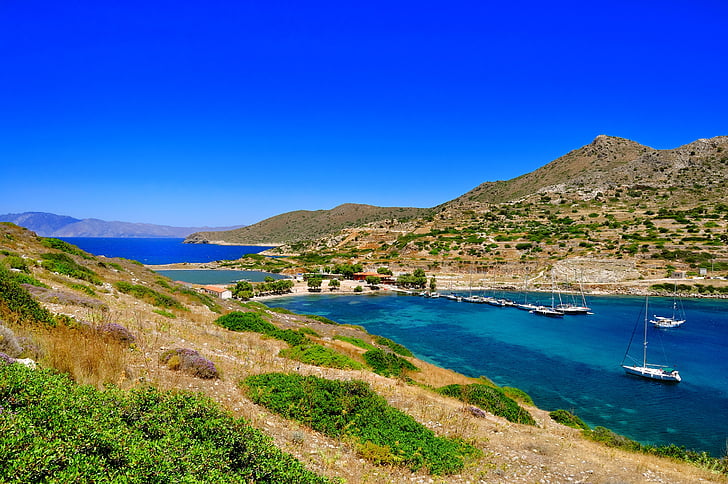 Cove, mare, Turcia, paradis, barci, albastru, plajă