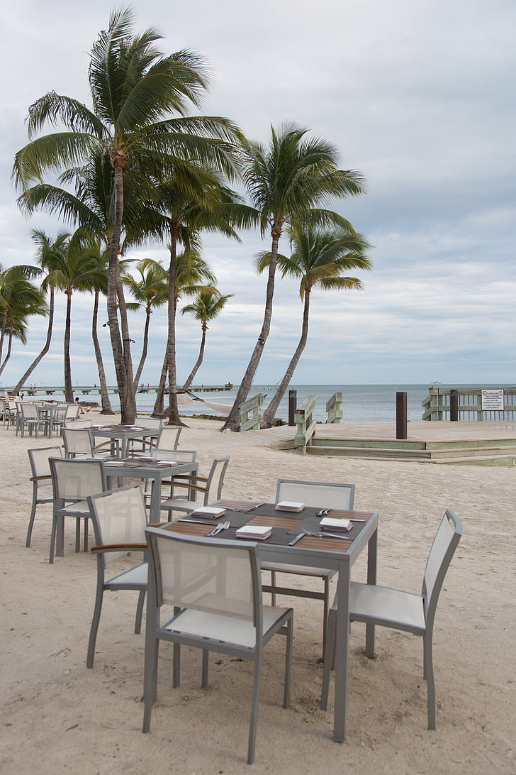 Key west, Florida, pálmafák, nyaralás, Beach, paradicsom, rendeltetési hely