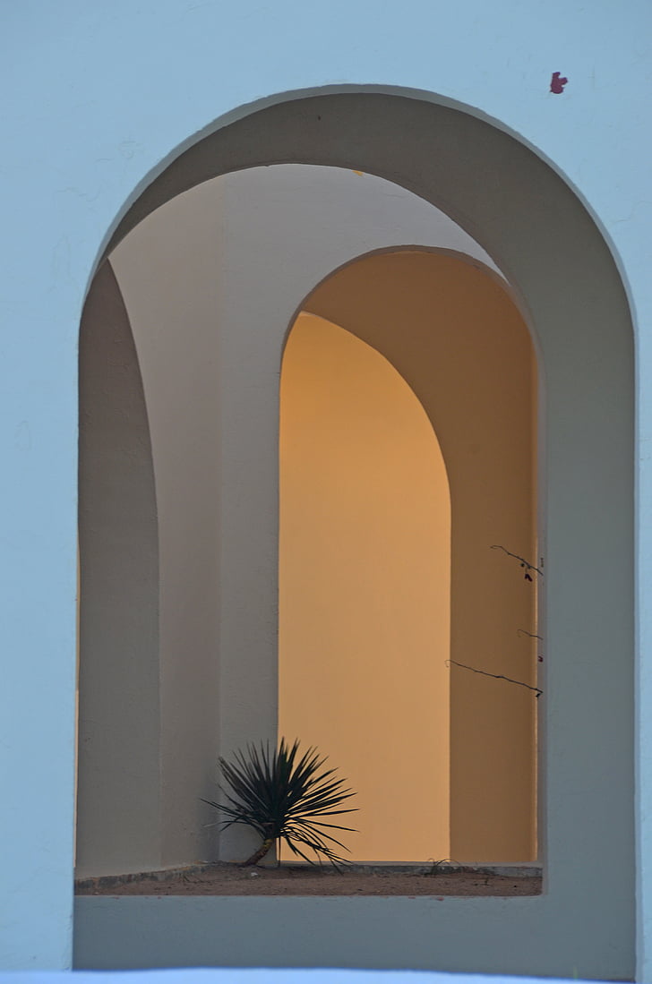 Arabia, luce, ombra, Casa, Hauswand, architettura, il mirroring