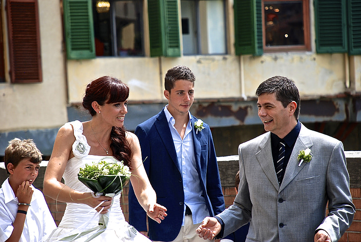 Italia, Firenze, pernikahan, Florence, Italia, Eropa, Cinta