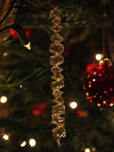 sloi de gheaţă, bijuterii din sticlă, Crăciun, decoratiuni de Craciun, ornamente de Craciun, timp de Crăciun, weihnachtsbaumschmuck