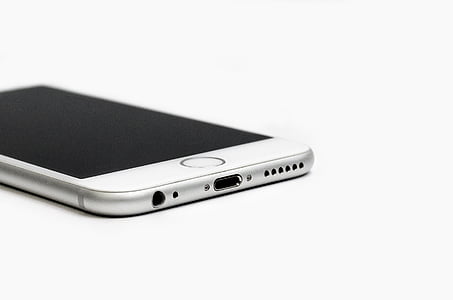 iPhone, elma, cep telefonu, Gadget'ı, Elektronik, teknoloji, Beyaz