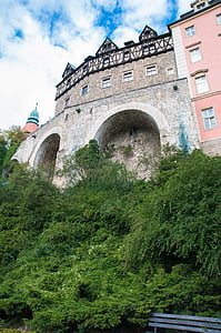 Castelo, Książ, jardim