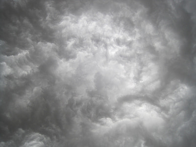 cloud, heavy, active, violent, storm, ominous, dark