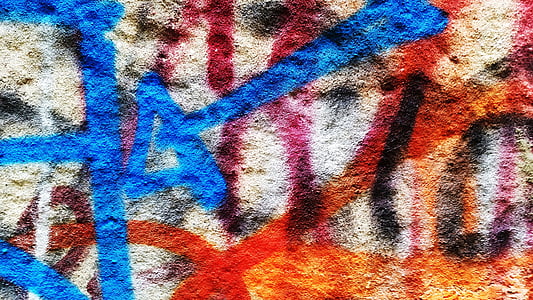 ściana, graffiti, tekstury, szablon, Abstrakcja