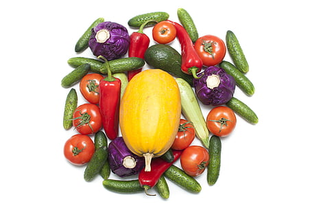 daržovių, raudona, žalia, maisto, sveikas, šviežios, organinių
