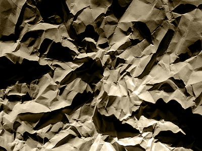 Текстура, лист, Раффлед лист, мятой бумаги