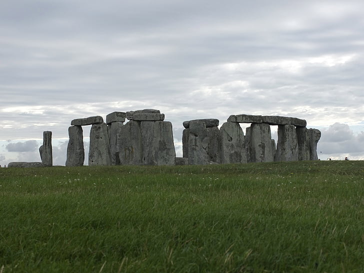 Stonehenge, Meadow, Anh, màu xanh lá cây, cảnh quan, Vương Quốc Anh, người Anh