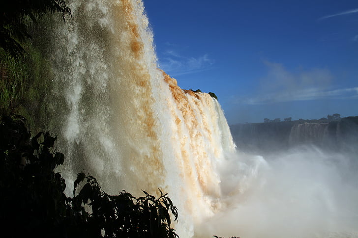 Iguazu Falls, fossefall, Brasil, vann, Sør, Amerika, landskapet