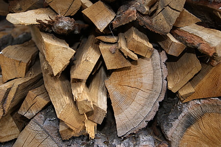 fusta, Kubik, llenya, fusta - material, arbre, pila de llenya, natura