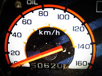 car, meter, speeding, dashboard, speedometer, red, race