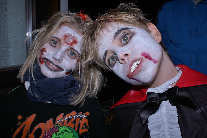 Carnaval infantil, dia das bruxas, vampiro