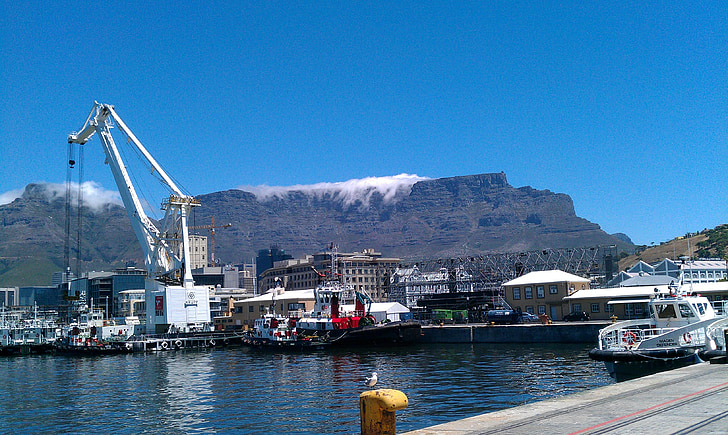 Sydafrika, havnefronten, Cape town, Steder af interesse, tabel mountain, vartegn, crowd aftrækker