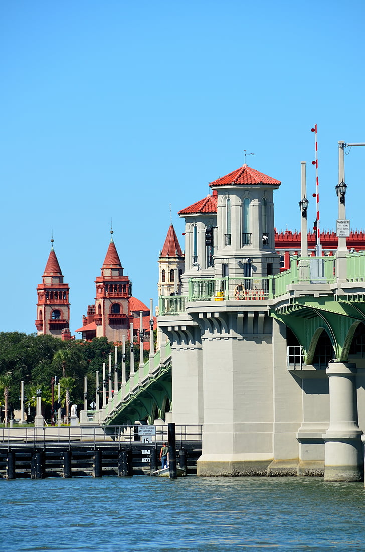 Pont dels lleons, St augustine, Florida, Turisme, punt de referència, històric, Pont