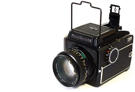 fotoaparát, analogový, střední formát, Mamiya, starý fotoaparát, Fotografie, Fotografie