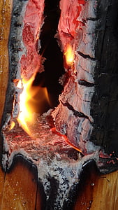 tre fakkelen, brann, humør, brann - fenomen, flamme, varme - temperatur, brenning