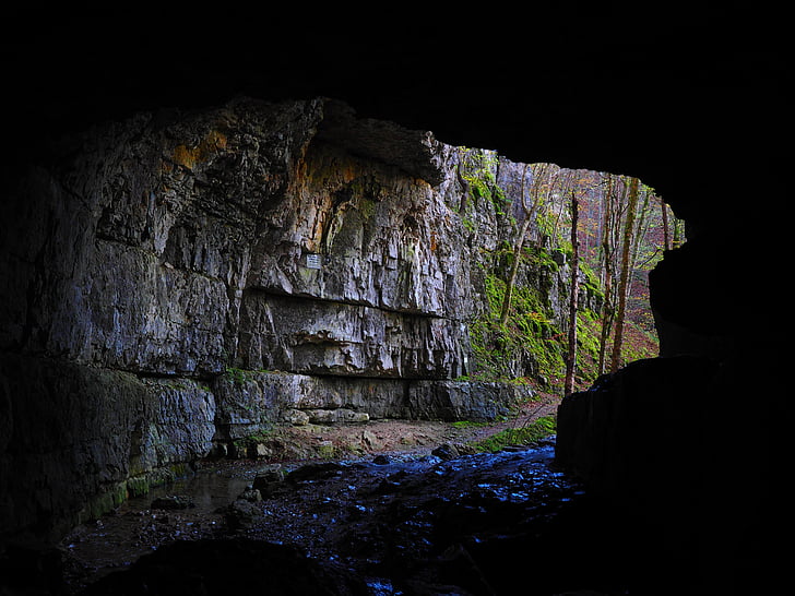 Falkensteiner jaskini, Jaskinia, jaskinie portal, Badenia Wirtembergia, szwabskiej, Grób stetten, Bad urach