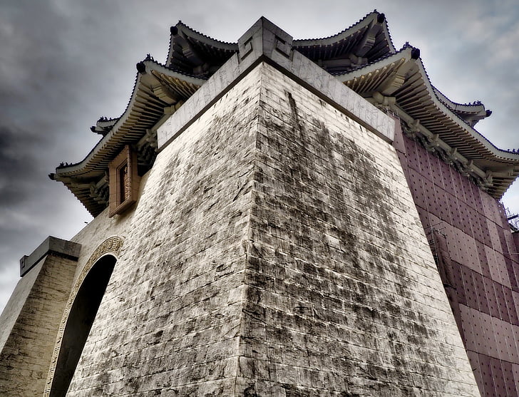 Taipei, Taiwan, Asia, Monumento commemorativo di Chiang kai-shek, Piazza della libertà, Viaggi, architettura