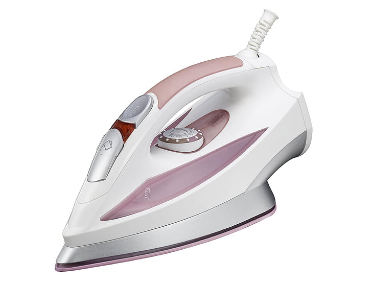 white, pink, steam, Iron, Home Appliances, Small Appliances, cut out