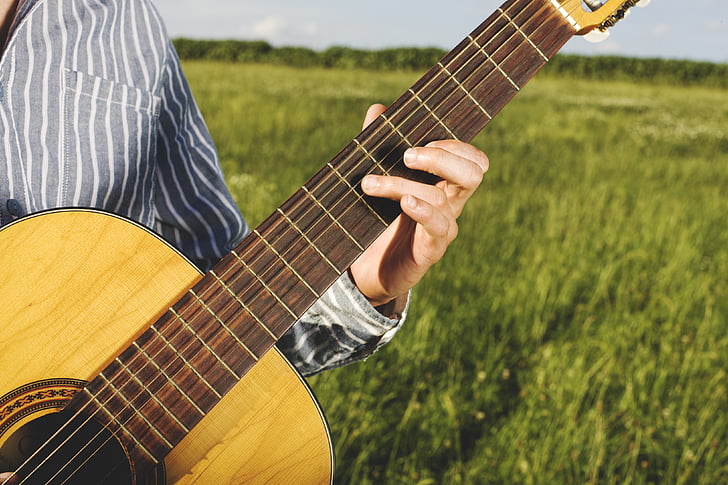 acoustic, acoustic guitar, bowed stringed instrument, classical, country, entertainment, field