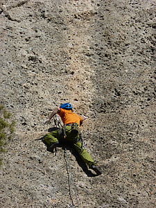 yükseltme, dağcı, kaya, montsant, margalef, tırmanma ekipman, Emniyet kemeri